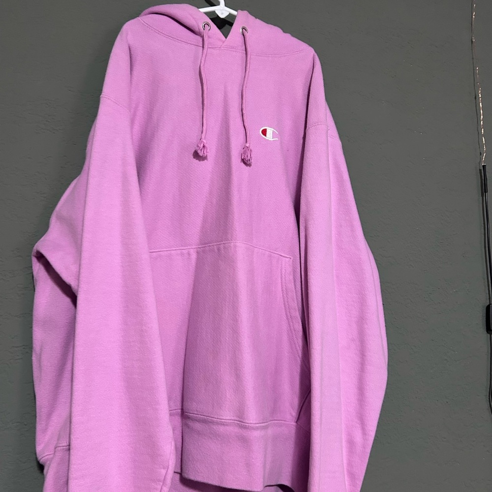 Champion Pink Reverse Weave Hoodie